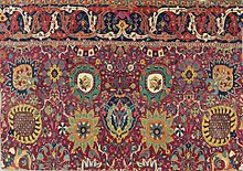 persian rugs safavid kerman u0027vaseu0027 carpet fragment, southeast persia, early 17th century MSHNTDM