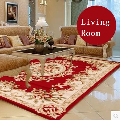 red rugs for living room elegant american rustic pure manual carve patterns wool living room rug,modern  european YYCIDIJ