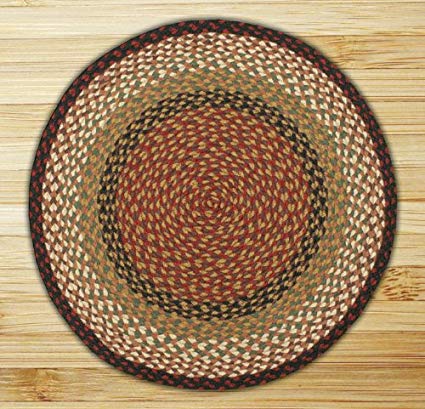 round area rugs earth rugs round area rug, 5.75u0027, burgundy/mustard PXJEICU