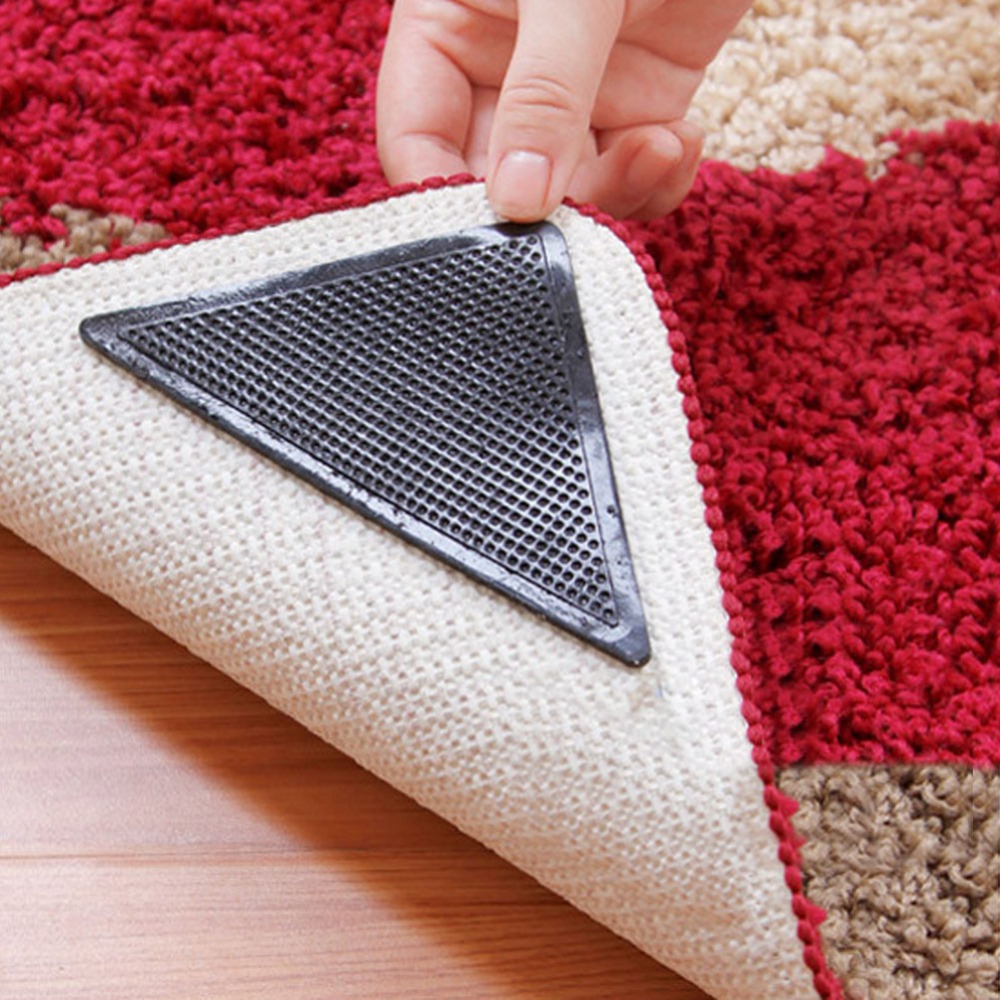 rug pad for carpet hot 8 pcs non slip rug grips pu mats slip pad reusable washable EGIPJYD