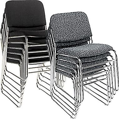 Stacking Chairs staples® deluxe chrome stacking chairs ROBHJOW