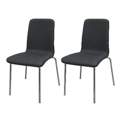 Stacking Chairs upholstered stacking chair (set of 2) - room essentials™ OAJFKVA