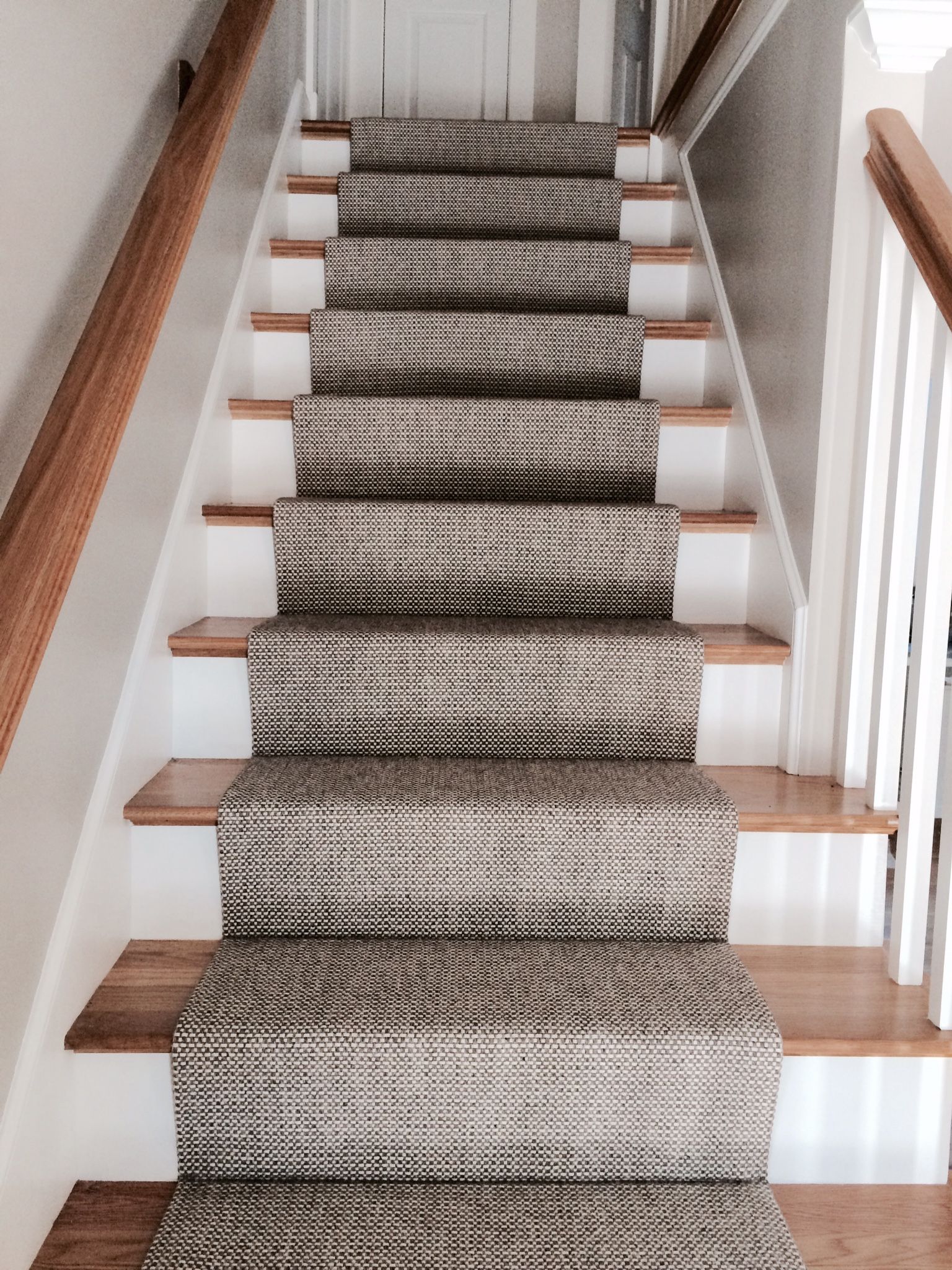stair runners woven wool stair runner that we fabricated using a fold and stitch method BYMCPDF