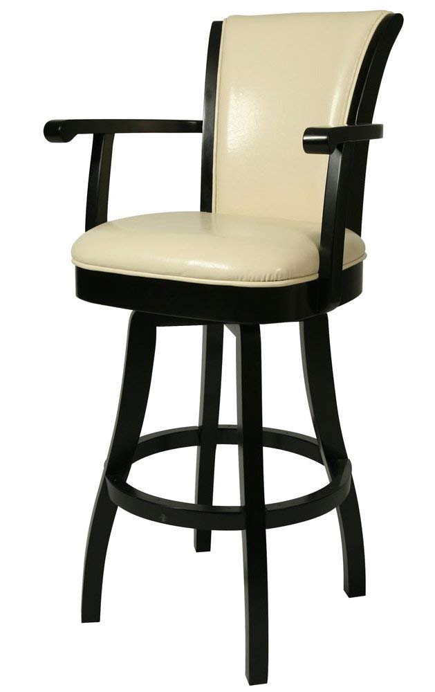 Swivel Bar Stools With Arms amazon.com: impacterra qlgl217227865 glenwood swivel stool with arms, 30 ALBQTWP
