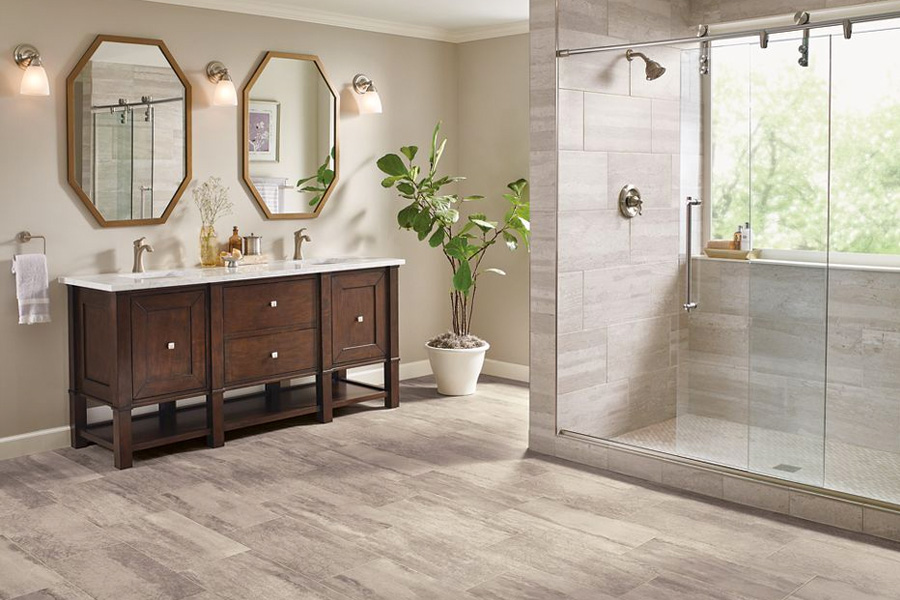 vinyl tile flooring bathroom bathroom flooring in vinyl sheet - b6325 duality premium collection VXLEUMD