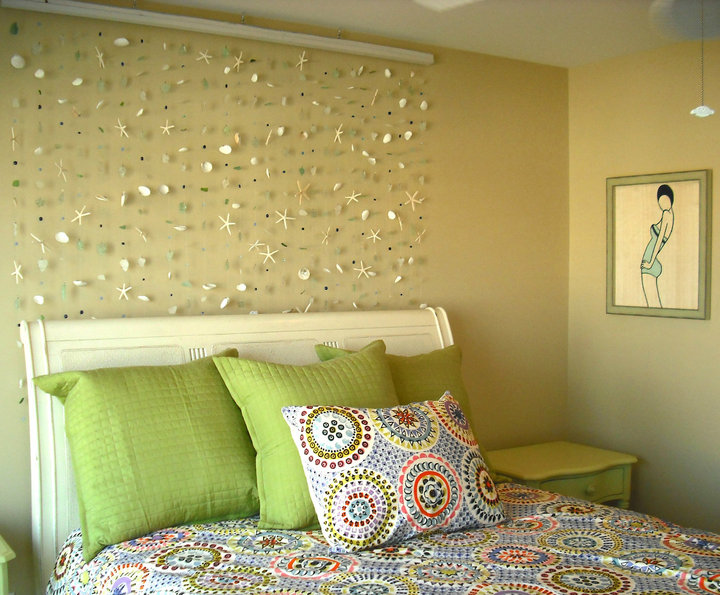 wall decoration theme seaside shells beach theme wall art sea starfish nautical beads glass  hanging DHAHDDY