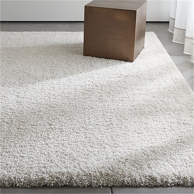 white rugs memphis white shag rug | crate and barrel AKHSROH