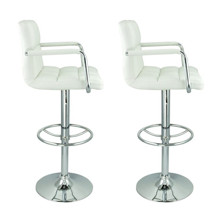 Adjustable Bar Stools with Backs and Arms goodworksfurniture