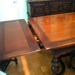 Antique Dining Room Table with Pull out Leaves – goodworksfurniture