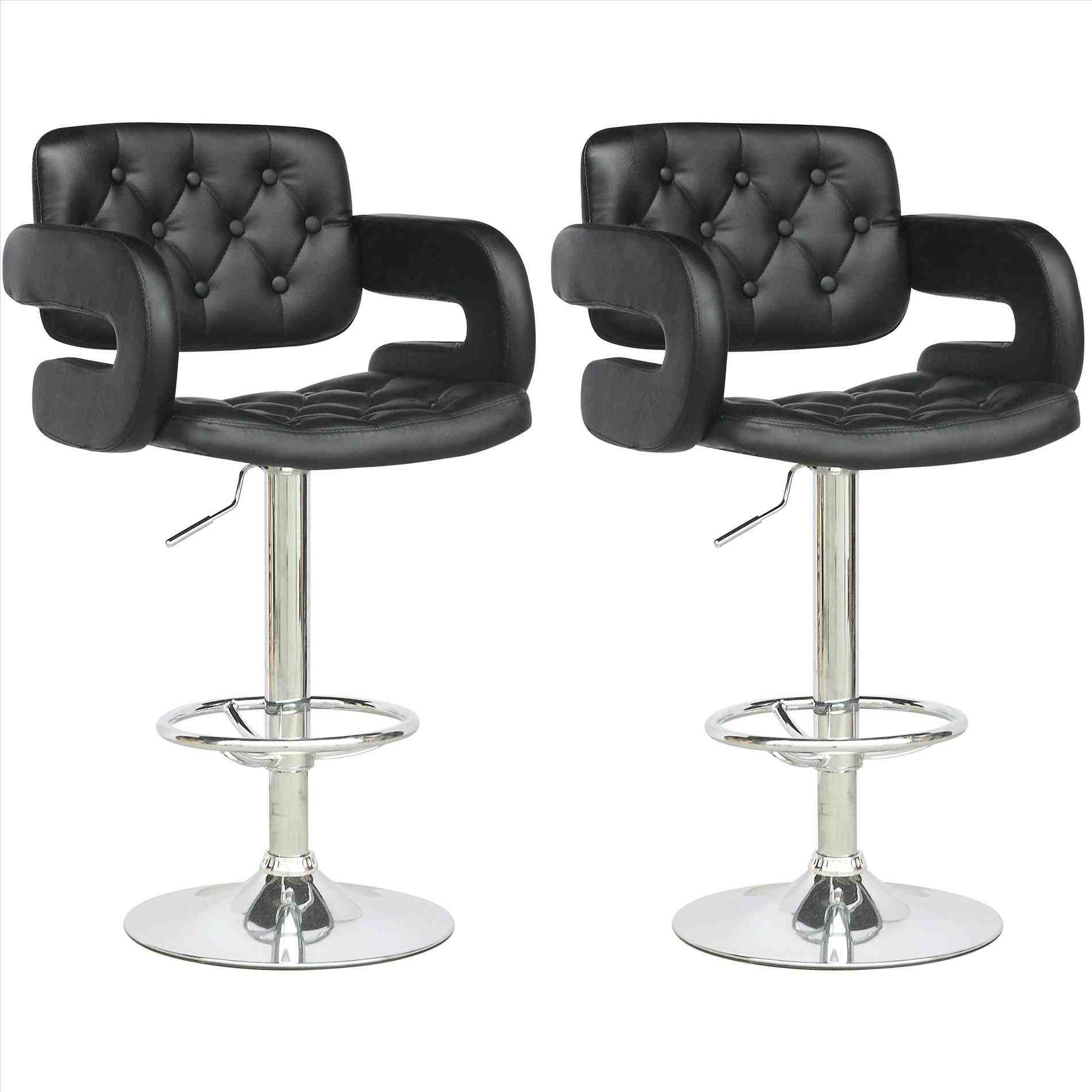 Adjustable Bar Stools with Backs and Arms