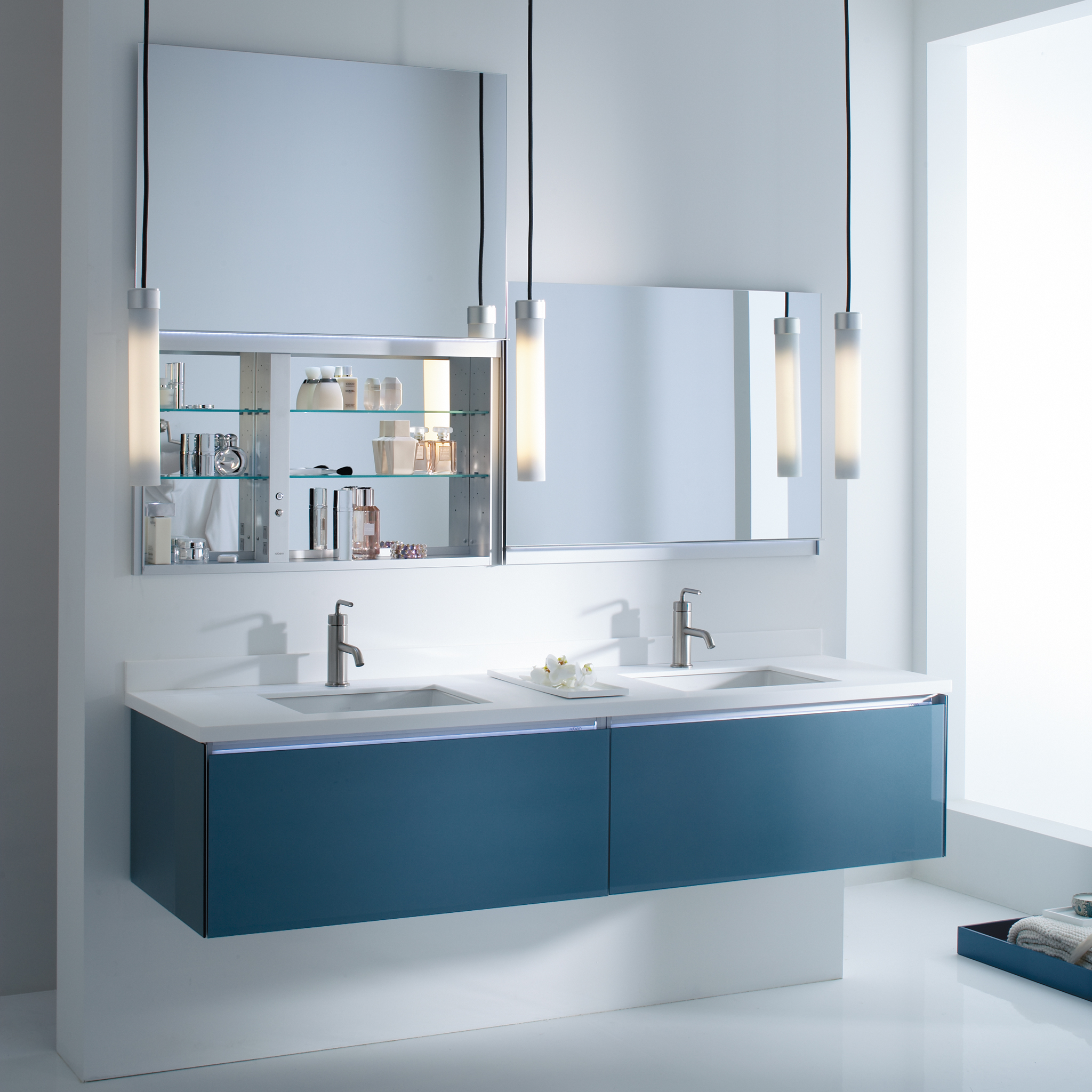 bathroom vanity mirror medicine cabinet uplift | robern SBLQXQU
