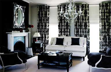 black and white decor ideas for living room black-and-white-living-room QLDMGGB