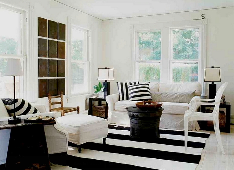 black and white decor ideas for living room view in gallery beach style meets chic farmhouse appeal in this ONMEWVQ