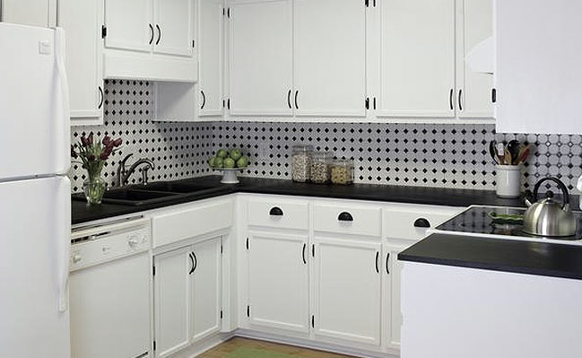 black and white kitchen backsplash ideas black white mosaic backsplash TWWLADJ