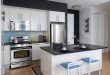 black and white kitchens with a splash of colour XGHURDL