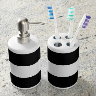 black and white striped bathroom accessories black white stripes bathroom set WSVTODN