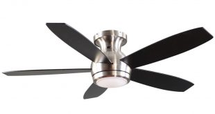 ceiling fans with led lights and remote control brushed nickel indoor led ceiling fan with remote control SHPWZWX