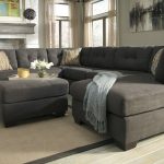 charcoal gray sectional sofa with chaise lounge new sofas ashley reclining PUSQVOY