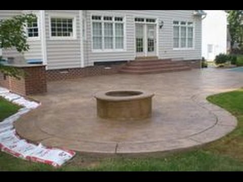 concrete patio ideas for small backyards concrete patio ideas~concrete patio ideas and pictures - youtube XDQTUNG