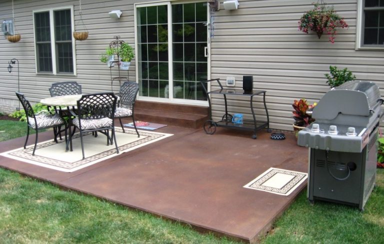 Unique Concrete Patio Ideas for Small Backyards – goodworksfurniture