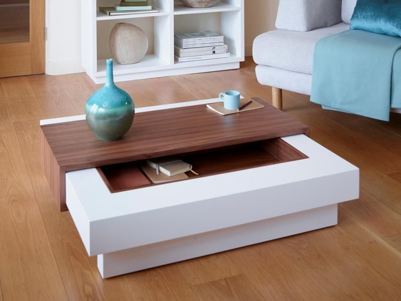 contemporary coffee tables with storage contemporary coffee table with storage in matt stone or matt white KIFXQGE