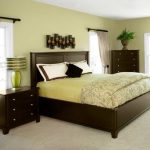 contemporary yellow paint colors for bedroom with dark furniture pictures QANNVER