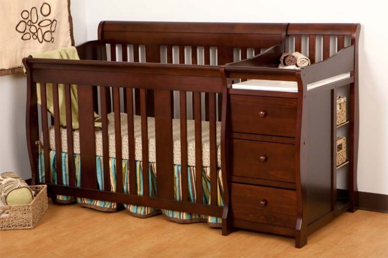 Practical Convertible Baby Cribs with Changing Table goodworksfurniture