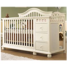 convertible baby cribs with changing table crib and changing table combo · convertible crib with changer! NSWHJFA