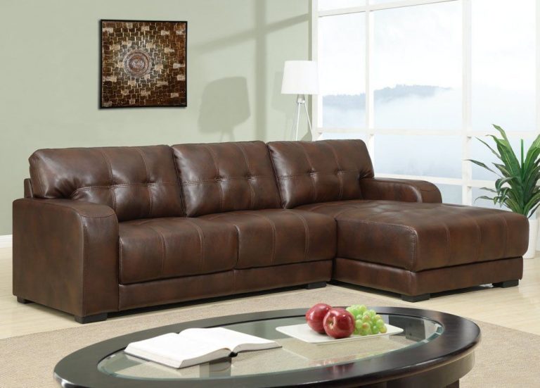 Leather Sectional Sleeper Sofa with Chaise goodworksfurniture
