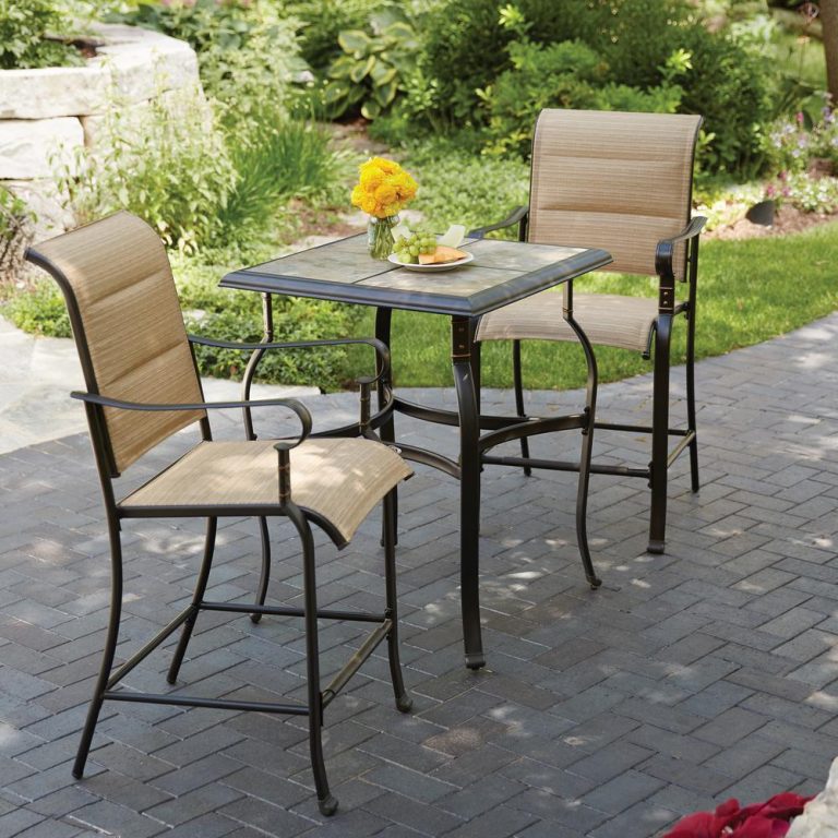 EverBeautiful Counter Height Outdoor Table and Chairs goodworksfurniture