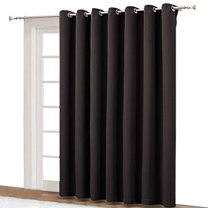 curtains for sliding glass doors with vertical blinds nicetown drapes for sliding glass door - thermal insulated door WCDLPLD