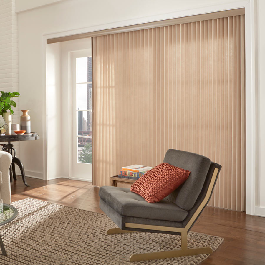 curtains for sliding glass doors with vertical blinds premier 2 light filtering vertical blinds IPKUFCJ