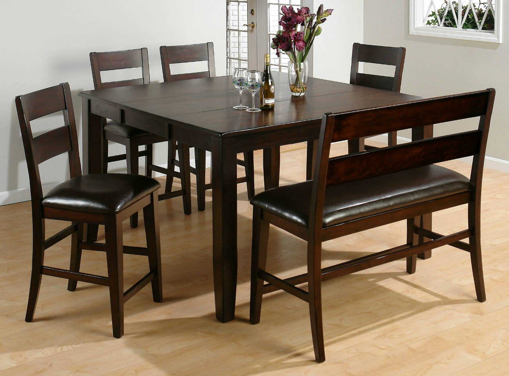 dining room table with bench and chairs 26 big small dining room sets with bench seating dining STQVJHW