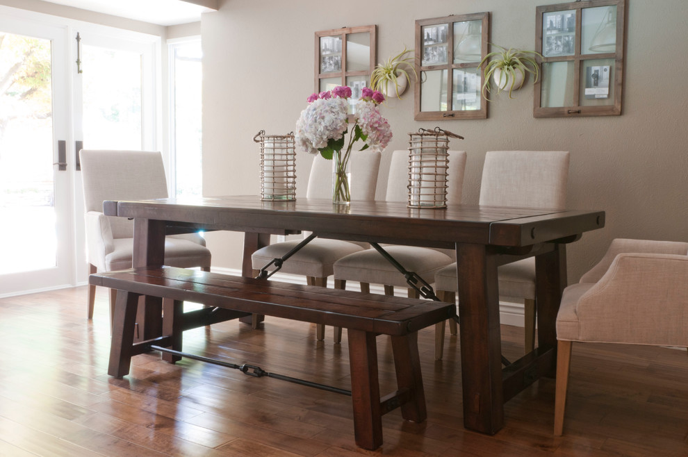 dining room table with bench and chairs upholstered dining bench ideas UQTFDAA