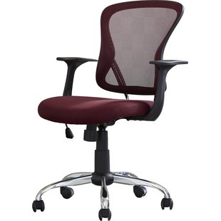 fabric office chairs with arms and wheels clay mid-back mesh desk chair MSSHMID