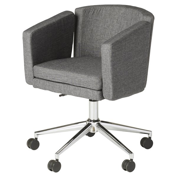 fabric office chairs with arms and wheels fabric office chairs youu0027ll love | wayfair HCFBPOI