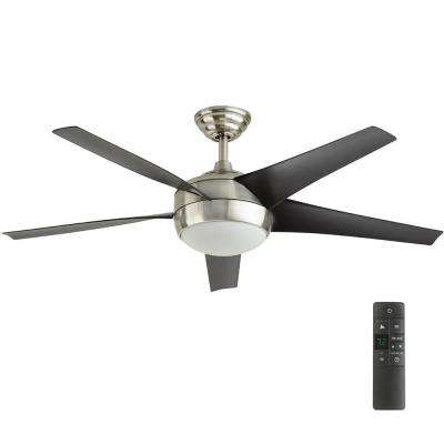 flush mount ceiling fans with remote control led indoor brushed nickel ceiling fan with light kit and JNYOVSC