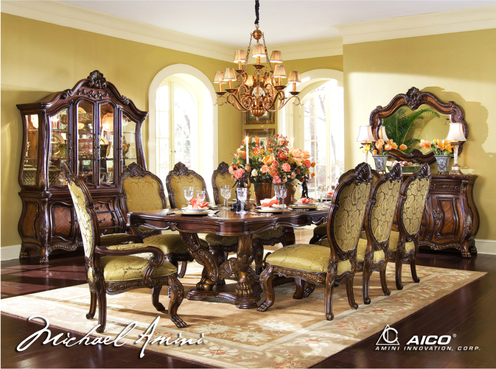 formal dining room sets with china cabinet chateau beauvais formal dining room collection DZITWXT