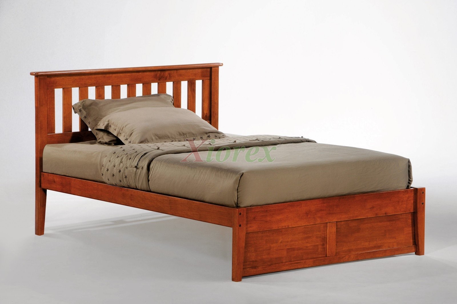 full size wooden bed frame with headboard wood full size headboard OBJWXGO
