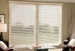 horizontal blinds for sliding glass doors faux wood blinds; sliding glass door VHTXWXV