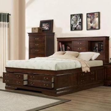 king storage bed with bookcase headboard austin group big louisking transitional storage bed with bookcase ... NXNCTNQ