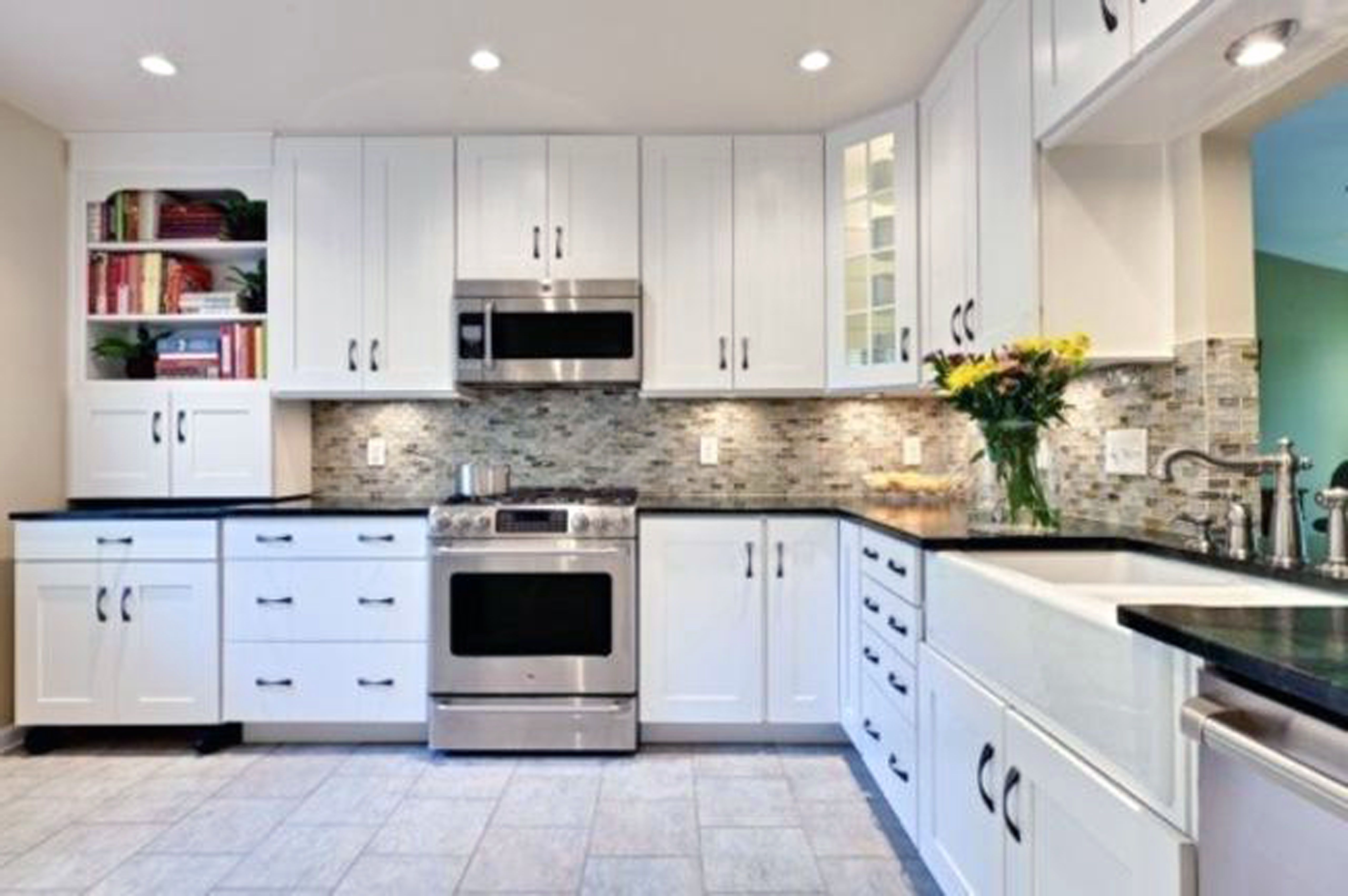 kitchen backsplash ideas with white cabinets ... bookcase a perfect backsplash ideas for white cabinets and KNMGUWF