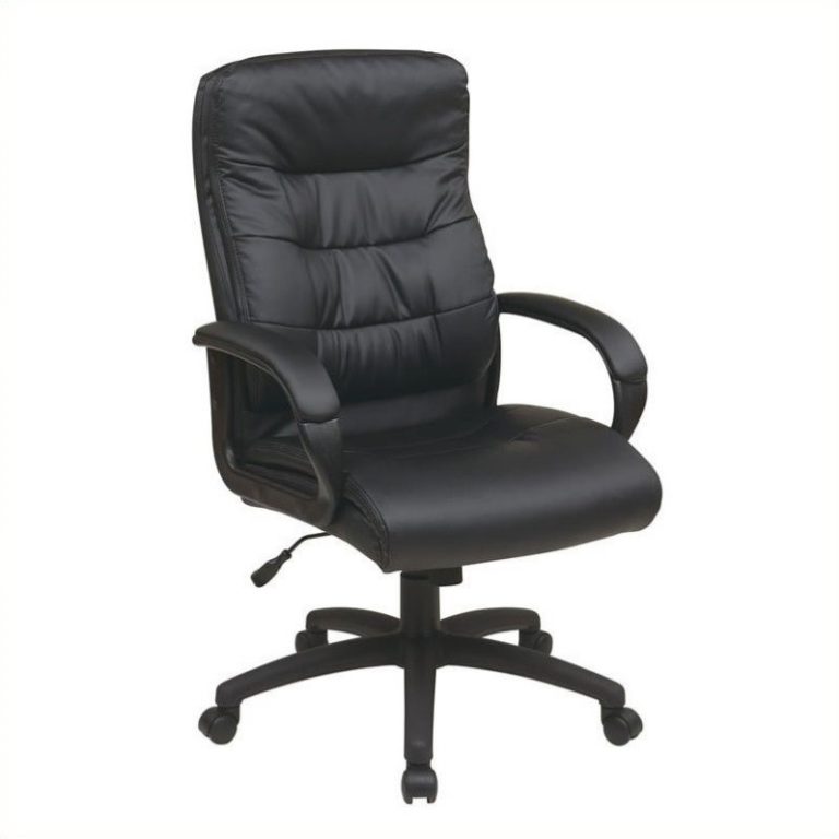 Leather Executive Office Chair High Back Functionality and Comfort at Its Finest