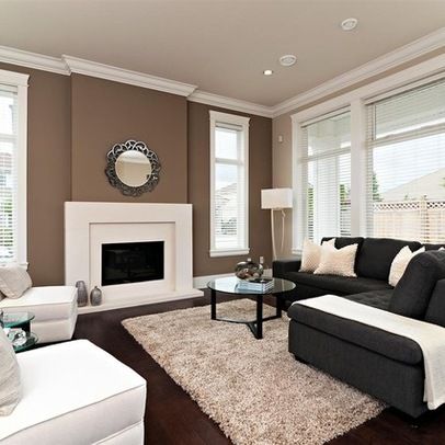 living room accent wall with brown furniture 10 creative methods to decorate along with brown | living HMFMHUT