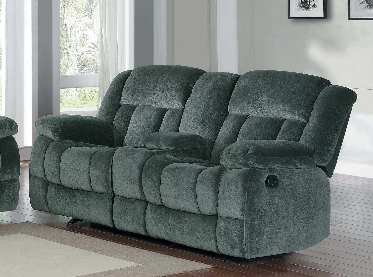 microfiber reclining loveseat with console homelegance laurelton double glider reclining love seat with center console UJOUPQY