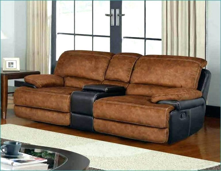 Microfiber Reclining Loveseat With Console Minimizing Your Worries One