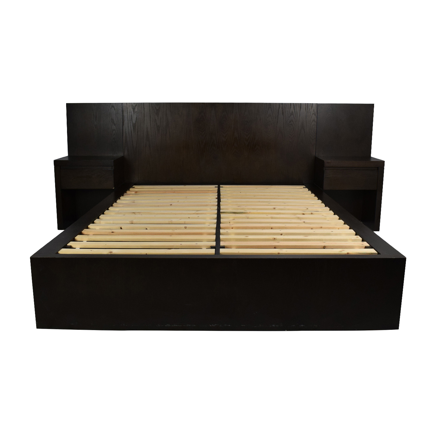 queen size platform bed frame with storage west elm queen size storage platform bed frame / beds MEGBQMI