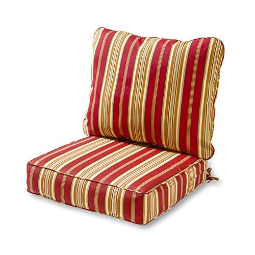 replacement cushions for outdoor furniture greendale home fashions deep seat cushion set, roma stripe CFAVDHT