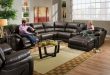 sectional with chaise lounge and recliner blackjack simmons brown leather sectional sofa chaise lounge theater UNUFCEU