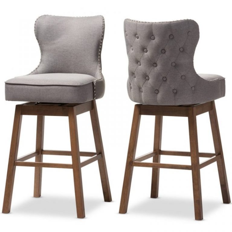 Upholstered Swivel Bar Stools With Backs Kitchen and Elsewhere Choices